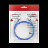 Cable de Parcheo (Patch Cord) / UTP / Cat. 6 (24 AWG) / 2 Metros / Color Azul / Ideal para PoE+ / Interior DS-1NP6UEC0-200-B