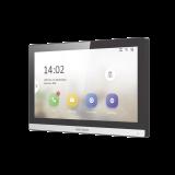 Monitor IP WiFi Touch Screen 7\" para Videoportero IP / Vídeo en Vivo / PoE Estándar / Apertura Remota / Llamada Entre Monitores / Audio bidireccional / Borde slim DS-KH6350-WTE1