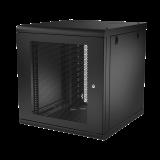 Gabinete de Pared 12U de 635 mm de Profundidad, Rack de 19\'\' en Acero Reforzado: Compacto y Resistente para Soluciones Profesionales SR-1912-GN2P