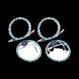 Kit de Cables de Referencia de Comprobación Multimodo CertiFiber® Pro, Para Fibras con Conectores LC de 50µm (2 SC/LC metálico, 2 LC/LC metálico), de 2 Metros MRC-50EFC-SCLCKITM