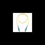 Jumper de Fibra Optica Monomodo 9/125 OS2, LC-LC Duplex, LSZH (Cero Halógenos), Color Amarillo, 1 Metro F92ELLNLNSNM001