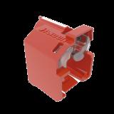 Kit de 10 Dispositivos Recubiertos para Impedir Desconexión de Plug RJ45, Color Rojo, Incluye Herramienta para Instalar/Retirar PSL-DCPLRE