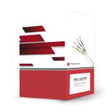 Bobina de cable de UTP de 4 pares Cat5e de 305 m (1000 ft), 100% Cobre, PVC ROHS, Color Gris, 24 AWG, Uso en Interior,  Para Aplicaciones de Voz, Datos y Video PSC-CAT5E