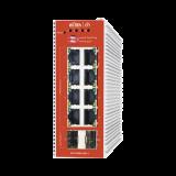 Switch L2+ PoE Industrial / Administración Cloud-Web-CLI / 8 Puertos PoE af/at 100/1000 Mbps / 2 Pu