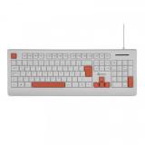GETTTECH TECLADO BLANCO GGK-ESMWR-02-WH - 