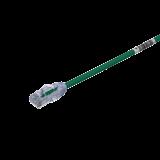 Cable de Parcheo UTP, Cat6A, Diámetro Reducido (28 AWG), CM/LSZH, Color Verde, 8in (20.3cm) UTP28X8INGR