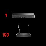 Kit para ISP`s / OLT DS-P7001-01 con Paquete de 100 ONU´s Modelo XC220G3V TP-GPON-KIT3