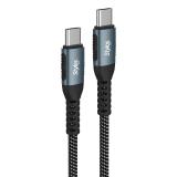 Cable Tipo C Stylos 100W 2m Negro - 