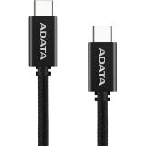 CABLE USB ADATA USB-C A USB-C CARGA RAPIDA 1MT COLOR NEGRO CACC-100PN-BK CACC-100PN-BK