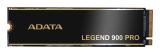 Unidad de Estado Sólido ADATA LEGEND 900 PRO 2TB PCIe Gen4 x4 M.2 2280 - Velocidades de 7, 400/6, 500MB/s Con disipador de aluminio. SLEG-900P-2TCS