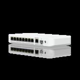 USW Flex 2.5G PoE Switch de 8 Puertos 2.5GbE PoE++, con un Puerto de Enlace Ascendente Combinado RJ45/SFP+ de 10 GbE (No incluye Adaptador ca/cc) USW-FLEX-2.5G-8-POE