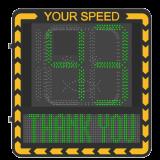 Pantalla LED de Señalización de Velocidad por Radar / Detección de Velocidad en Tiempo Real / Rango 