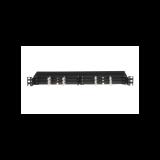 Panel de Distribución de Fibra Óptica, Acepta 18 Cassettes HD Flex™ en 4 Espacios, Hasta 144 Fibras, 1 UR FLEX1UPN04