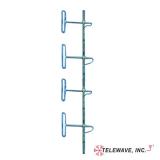 Antena Base VHF, de 4 Dipolos, rango de frecuencia 138 - 174 MHz. ANT-150D6-9