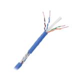 Cable Cat6+ CALIBRE 23 ALTO RENDIMIENTO - ETL, UL, color azul, 100 metros, super flexible, para aplicaciones de CCTV, video HD, 