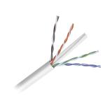 Bobina cable de 305 metros/ cable Cat6/ alto desempeño/ flexible/ UL/ Cobre/ color blanco/ aplicaciones de video vigilancia/ red
