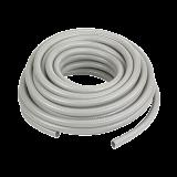 Manguera hermética flexible tipo PolyTuff no metálica, gris de 1/2\", 100 pies. Uso comercial/industrial. HUB-G1050