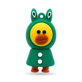 MEMORIA FLASH USB - 32GB POLLITO DISFRAZADO DE RANITA, USB TIPO A, BROBOTIX 190432-46