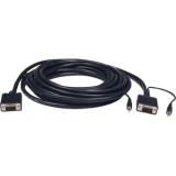 Tripp Lite Cable Coaxial para Monitor, VGA (D-Sub) Macho - VGA (D-Sub) Macho, 3 Metros, Negro