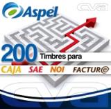 ASPEL 200 TIMBRES (PARA FACTURE, CAJA, SAE O NOI) (FISICO) FACTE/200