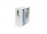 CARPETA CLASSIC 9301BL VINIL CRISTAL "O" 3" CARTA BLANCO 9301BL