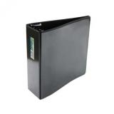 CARPETA KINERA CLASSIC CARTA NEGRA VINIL CRISTAL "O" 4" 9401NE