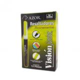 MARCADOR VISION JUNIOR 2800 FLUORESCENTE AZUL C/12 2800AZ