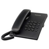 TELEFONO PANASONIC KX-TS500 ALAMBRICO BASICO UNILINEA SIN MEMORIAS (NEGRO) TEL-22