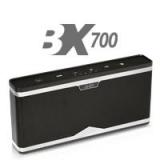 BOCINA BLUETOOTH BX700 GHIA NEGRA 8W X 2/AUX/RADIO FM/ MICRO SD CARD/USB BX700
