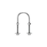 Abrazadera tipo U de 1 1/4\", con acabado Electro Zinc, no incluye tuercas y arandelas CH-ABR-U-32