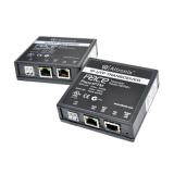 Kit extensor IP y PoE por cable UTP CAT5E hasta 500 mts @ 100 mbps PACE-1PR-MT