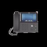Teléfono IP empresarial para 20 lineas SIP, pantalla táctil de 7\", Bluetooth integrado, PoE y hasta 127 botones DSS con doble puerto Gigabit, soporta codec de video X7-F
