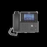 Teléfono IP empresarial para 20 lineas SIP, pantalla a color de 5\", Bluetooth integrado, PoE y hasta 60 botones DSS con doble puerto Gigabit X7C