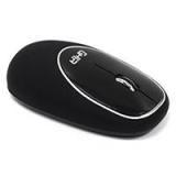 MOUSE ERGONOMICO DE MEMORY FOAM GHIA NEGRO/NEGRO / INALAMBRICO/1000 DPI GT100NN