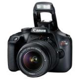 CAMARA CANON EOS REBEL T100 18 MP CMOS PANTALLA 2.7, FULL HD 30P EF-S 18-55MM F/3.5-5.6 III 2628C003AA