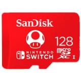 MEMORIA SANDISK 128GB MICRO SDXC NINTENDO SWITCH 100MB/S 4K FULL HD U3 V30 SDSQXAO-128G-GNCZN