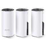 Router TP-Link con Sistema de Red Wi-Fi en Malla AC1200 Deco M4, 867 Mbit/s, 2x RJ-45, 2.4/5GHz - 3 Piezas