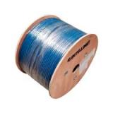 BOBINA CABLE UTP DE RED CAT6A INTELLINET 100 COBRE ROLLO 305 METROS SOLIDA COLOR AZUL 705042