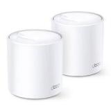 TP-LINK DECO X20(2-PACK) 2 PIEZAS AX1800 WHOLE-HOME SISTEMA WI-FI 6 PARA EL HOGAR DUAL-BAND 802.11AX/AC/A/B/G/N CPU QUAD-CORE 2 PUERTOS GIGABIT 4 ANTENAS INTERNAS 370M2 BEAMFORMING SEGURIDAD WPA3 DECO X20(2-PACK)