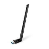 TARJETA DE RED USB TP-LINK ARCHER T3U PLUS BANDA DUAL ALTA GANANCIA AC1300 5GHZ 867MBPS 2.4GHZ 400MBPS 802.11AC/A/N/G/B USB 3.0 ANTENA EXTERNA MU-MIMO ARCHER T3U PLUS