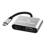 ADAPTADOR DE USB TIPO C A HDM1 / VGA PERFECT CHOICE PC-101284