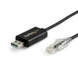 ADAPTADOR USB DE 1.8M PARA CONSOLA CISCO - 460KBPS - ADAPTADOR USB A RJ45 COMPATIBLE CON WINDOWS®, MAC AND LINUX® - M/M - STARTECH.COM MOD. ICUSBROLLOVR ICUSBROLLOVR