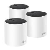 ROUTER TP-LINK DECO X55 (3-PACK) WIFI 6 AX3000 5GHZ 2402 MBPS (802.11AX). 2.4GHZ 574 MBPS (802.11AX 2X2 MU-MIMO CUBRE HASTA 1981 MTS CUADRADOS  DECO X55 (3-PACK)