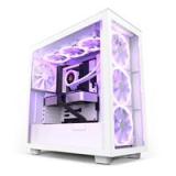 GABINETE NZXT H7 ELITE CON VENTANA RGB, MIDI-TOWER, MINI-ITX/MICRO-ATX/ATX/EATX, USB 3.0, SIN FUENTE, BLANCO CM-H71EW-01