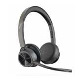 DIADEMA POLY VOYAGER 4320 UC,V4320 C USB-A INALAMBRICA BLUETOOTH  DONGLE BINAURAL ALCANCE DE 50M HASTA 24 H DE CONVERSACION CONEXION HASTA 2 DISPOSITIVOS  218475-01