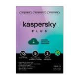 ESD KASPERSKY PLUS / 10 DISPOSITIVOS / 5 CUENTAS KPM / 2 AÑOS TMKS-473