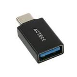 ADAPTADOR ACTECK USB TIPO C A USB A SHIFT PLUS AU210 / NEGRO / AC-934817 AC-934817