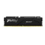 MEMORIA KINGSTON DIMM DDR5 32GB 5600MHZ FURY BEAST BLACK XMP CL40 288PIN 1.25V C/DISIPADOR DE CALOR P/PC/GAMER/ALTO RENDIMIENTO KF556C40BB-32