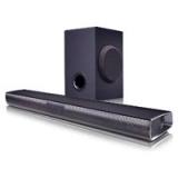 LG SOUND BAR SUBWOOFER, 2.1 CANALES, BLUETOOTH,1600W RMS , WOOFER LEVEL -15-6DB,NEGRO SQC1
