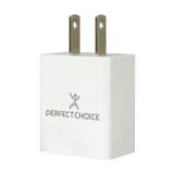 ADAPTADOR DE CORRIENTE USB 2.4A PERFECT CHOICE BLANCO PC-240372